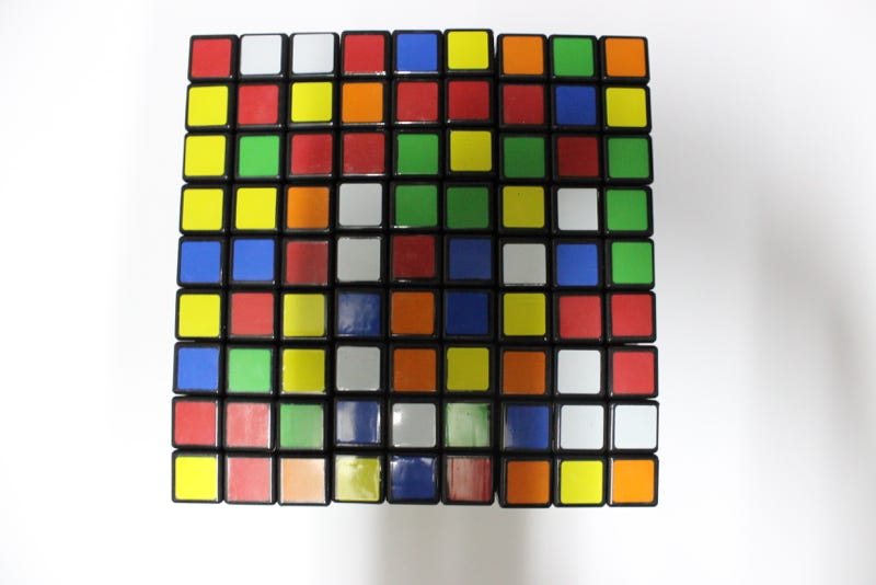 effets avec rubiks cube